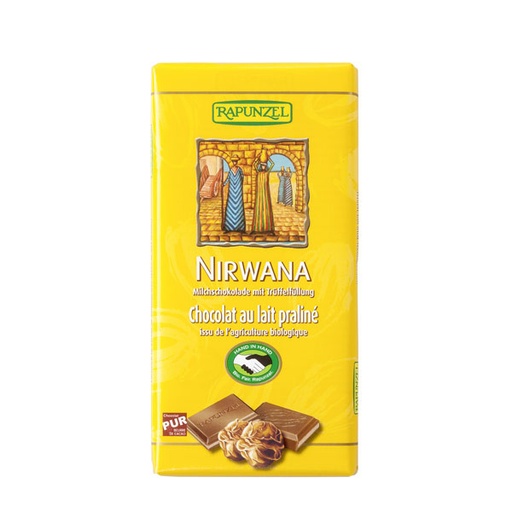[4006040320517] Chocolate Rapadura Nirwana Trufa Praline 100 Grs (Rapunzel)