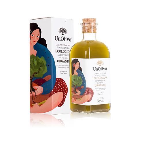 Aceite Oliva Virgen Extra Bio S/Filtrar 500 Ml. (Unolivo)