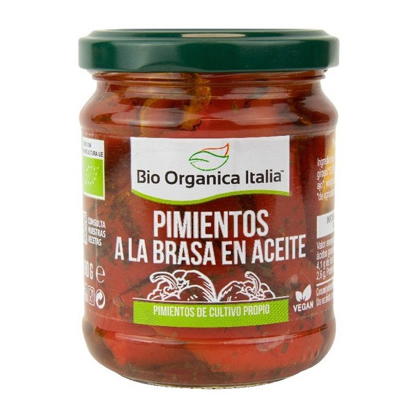 Pimiento A la Brasa en Aceite 190 Gr. (Bio Organica Italia) (copia)