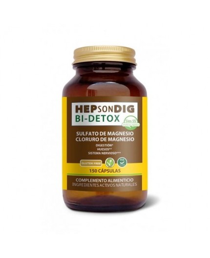 Hepsondig Bi Detox 90 Caps.  *Cloruro Y Sulfato Mg* (Sies 55)