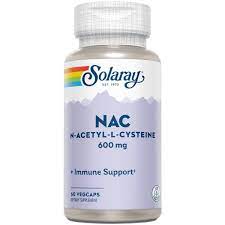NAC N-Acetyl Cisteina 600 mg. 60 Caps. (Solaray)