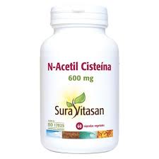 N-Acetylcisteina NAC 600 Mg. 60 Cap. Veg. (Suravitasan)