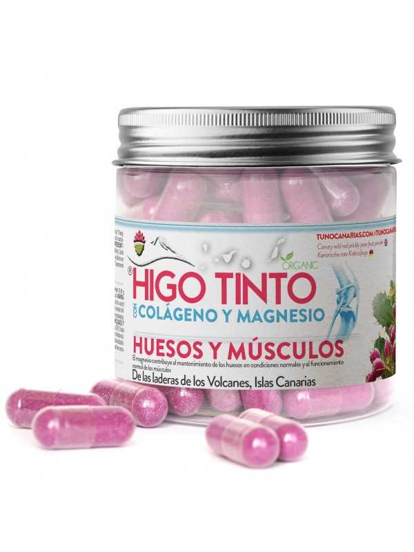 Capsulas Higo Tinto con Colageno y Magnesio 90 Caps.
