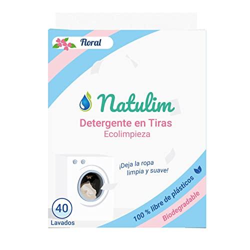 Eco Tiras Detergente Floral 40 lavad. (Natulim)