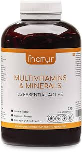 Multivitaminas y Minerales 230 Perlas (Inatur)
