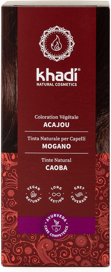 Herbal Hair Color Caoba 100 Grs. (Khadi) 