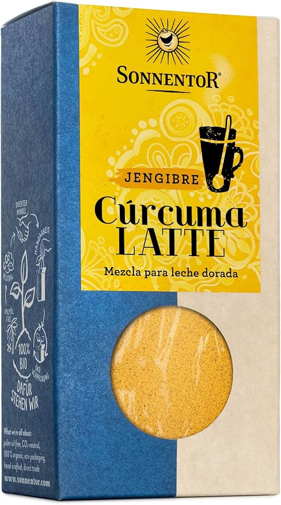 Curcuma Latte Jengibre 60 Grs. (Sonnentor)