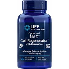Opimized NAD+ Cell regenerator y Resveratrol 30 Cap (Life Extension)