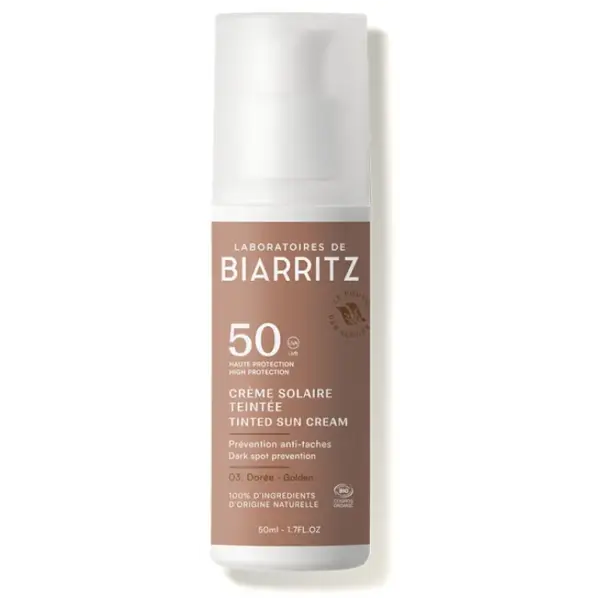 Crema Color Spf 50 Golden "Dorado" 50 Ml. (Lab. Biarritz) 