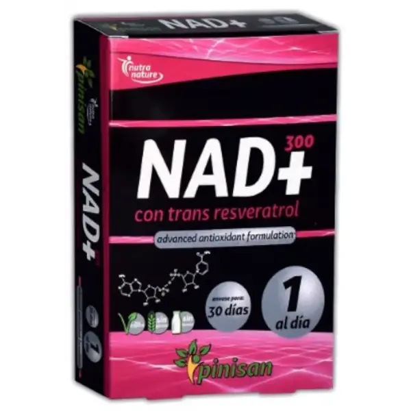 NAD con Resveratrol 30 Caps. (Pinisan)