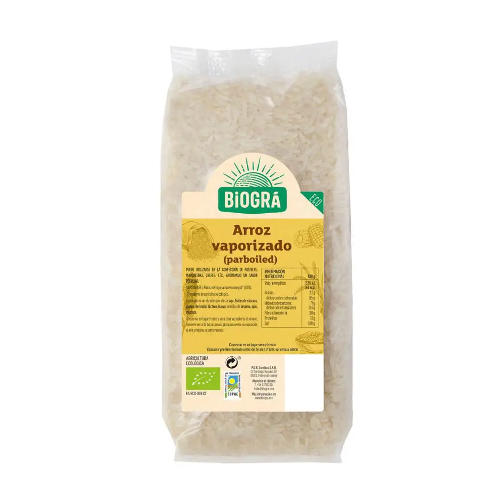 Arroz Vaporizado 500 Grs. (Biográ)