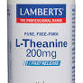 L-Teanina 200 mg.  60 Caps. (Lamberts)