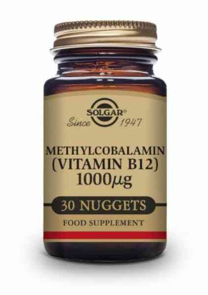 Metilcobalamina (Vit. B12) 30 Caps (Solgar)