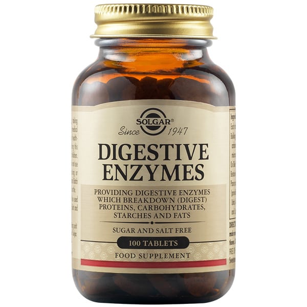 Enzimas Digestivas 100 Caps.  (Solgar)