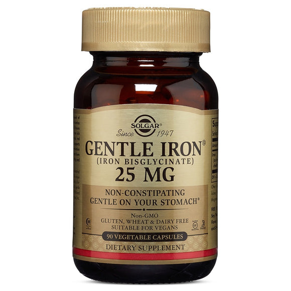 Hierro Gentle 20 Mg. 90 Caps. (Solgar)