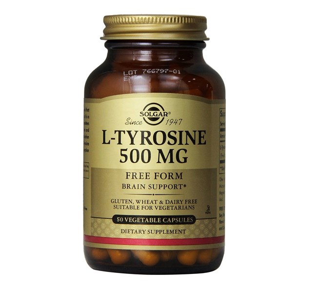 L-Tirosina 500 Mg. 50 Cáps. (Solgar)