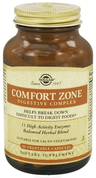 Confort Zone Digestive Complex 90 Caps. (Solgar)