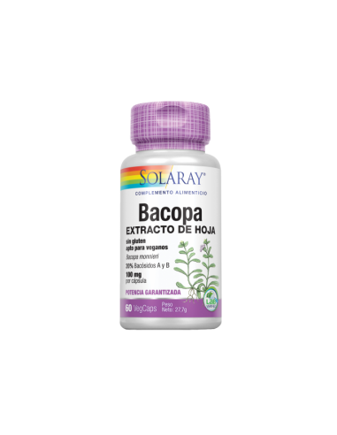 Bacopa 100 Mg. 60 Caps. (Solaray)