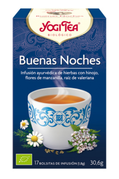 Yogi Tea Buenas Noches O Buenos Sueños *Cod. Nuevo*17 Bolsitas