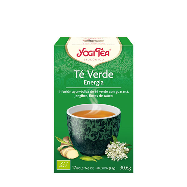 Yogi Tea Te Verde Energia 17 Bolsitas