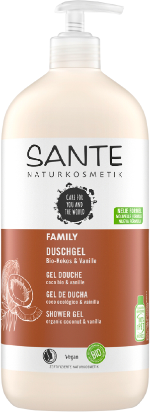 Gel Ducha Coco/Vainilla Bio 950 Ml. (Sante)