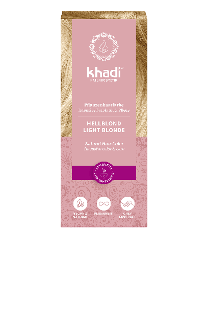 Herbal Color Rubio Claro 100 Grs. (Khadi)