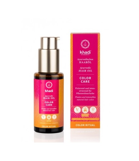 Aceite Capilar Fijador Del Color 50 Ml. (Khadi)