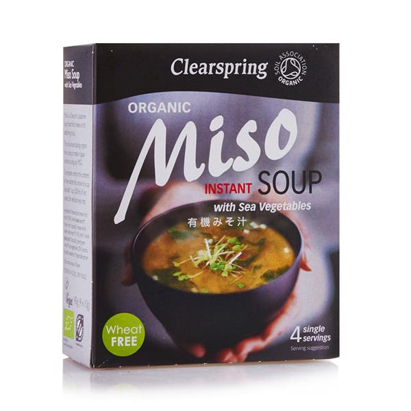 Sopa De Miso Y Algas Eco 4 X 10 Grs. (Clearspring)