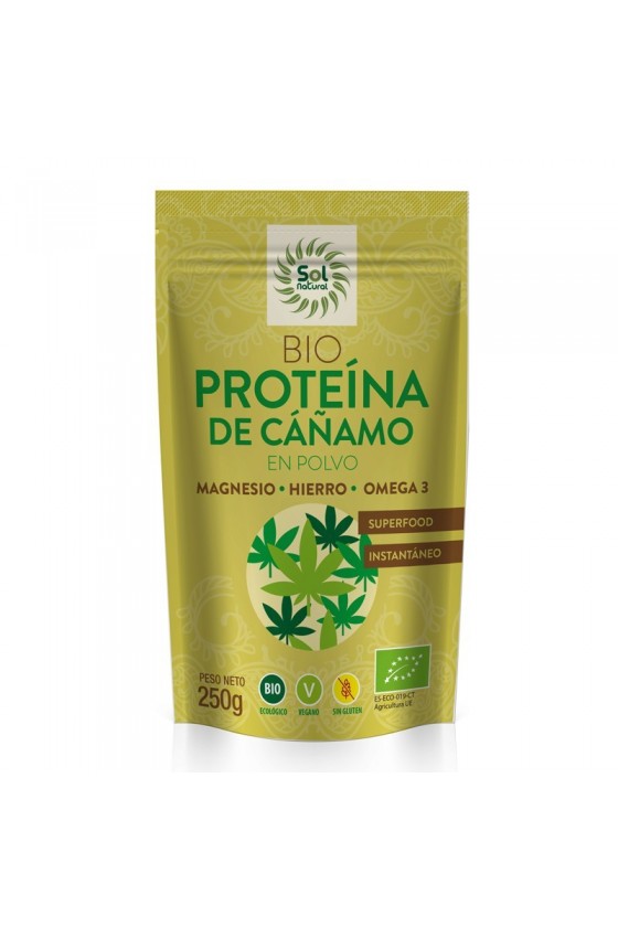 Proteina Cañamo Polvo Crudo 300Gr (Biotona)