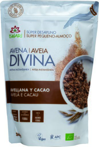 Avena Divina Avellana Y Cacao Bio 360 Grs. (Iswari)