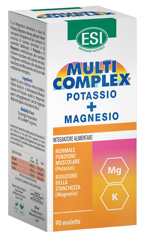 Multicomplex Potasio Magnesio 90 Tabl (ESI)