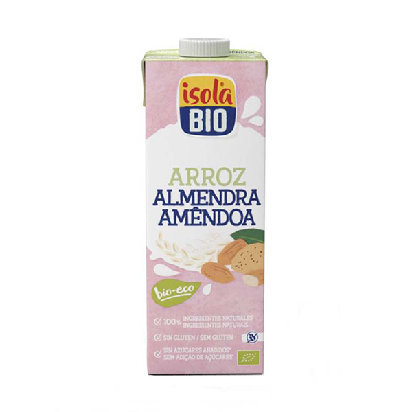 Bebida Arroz Almendra Bio 1 Lt. (Isolabio)