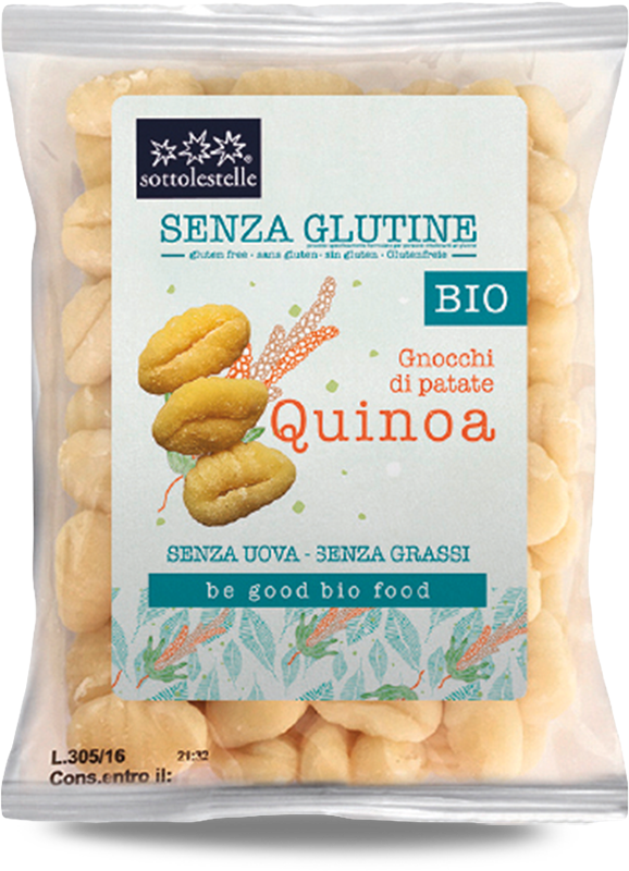 Gnocchi *Ñoquis* Patata Y Quinoa Bio 500 Gr. (Sottolestelle)