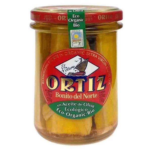 Tarro de Bonito Del Norte En Aceite De Oliva Virgen Extra Eco 150Gr (Ortiz)