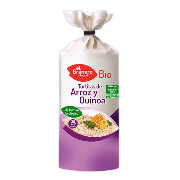 Tortitas De Arroz Y Quinoa C/Tamari Bio 120 Grs. (El Granero)