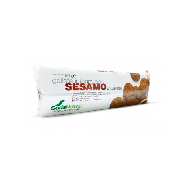 Galleta Integral De Sesamo 165 Grs. (Soria)