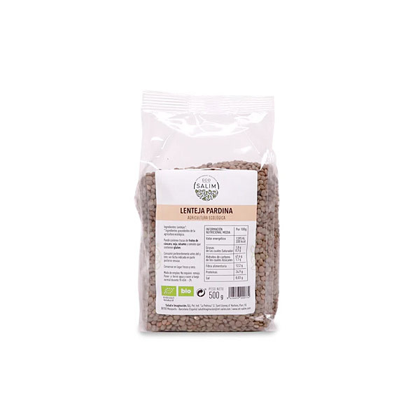 Lenteja Pardina Bio 500 Grs. (Eco Salim)