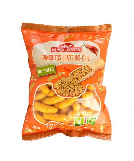Ganchitos Maiz Lentejas Chili 75 Grs. (Natursoy)