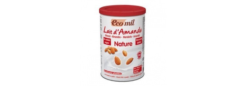 Bebida De Almendra Natural En Polvo 400 Grs. (Ecomil)