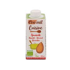 Nata De Almendra Natural "Sin Azucar" 200 Ml. (Ecomil)