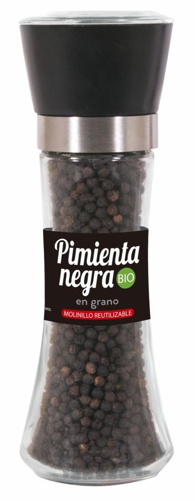 Pimienta Negra Molinillo Bio 85 Grs. (Sol Natural )