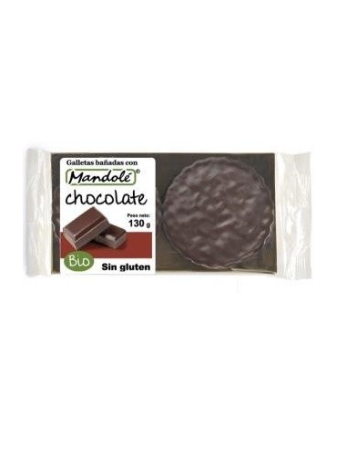 Galletas Bañadas C/Algarroba Bio S/Gluten 200G (Mandole)