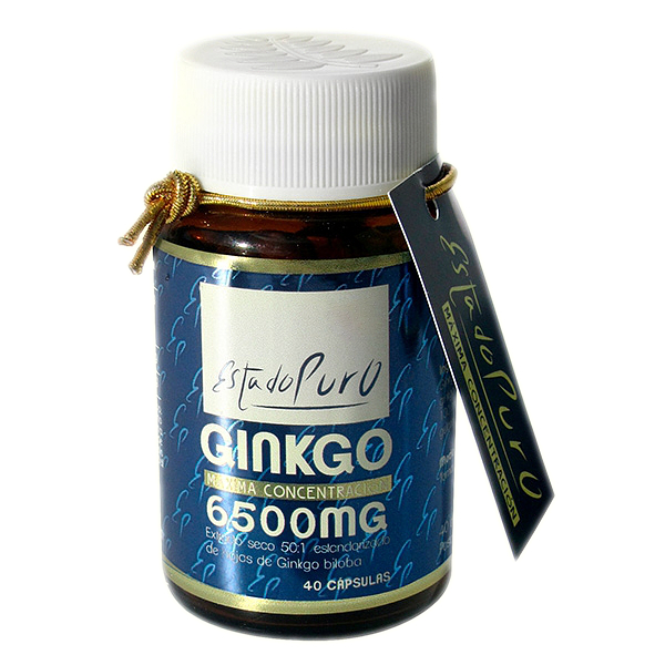Ginkgo Biloba 6500 Mg. 40 Caps. (Tongil)(Estado Puro)