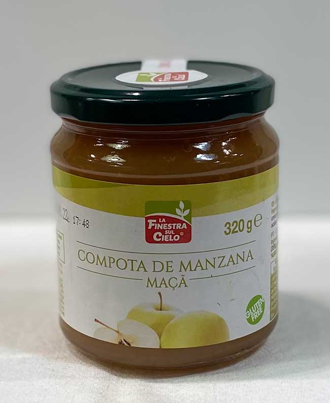 Mermelada De Manzana 320 Grs. *Cod. Nuevo.* (La Finestra)
