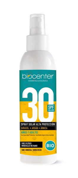 Spray Solar Alta Protecciòn Spf 30 150 Ml. (Biocenter)