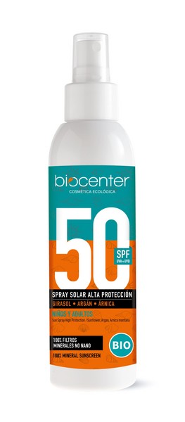 Spray Solar Alta Proteccion Spf 50 150 Ml. (Biocenter)