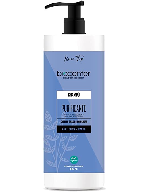 Champu Purificante Cabell. Graso Y Caspa 500 Ml. (Biocenter)