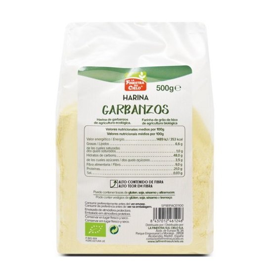 Harina De Garbanzos Bio 500Gr (Finestra)