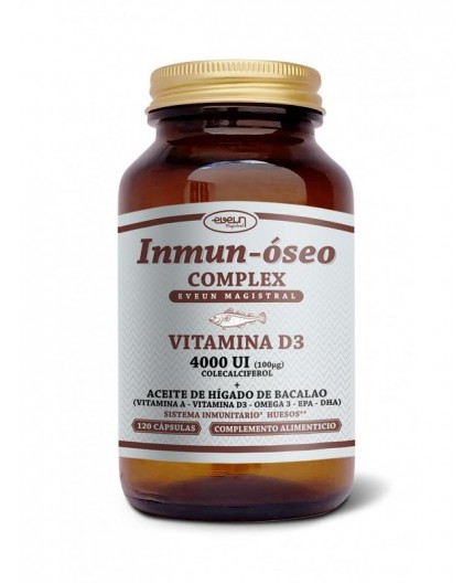 Inmun Oseo Complex Omega 3 Vit. D3 4000Ui 120 Caps.(Eveun)