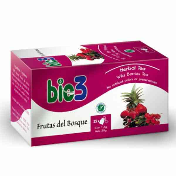 Bie 3 Frutas Del Bosque 25 Bolsitas